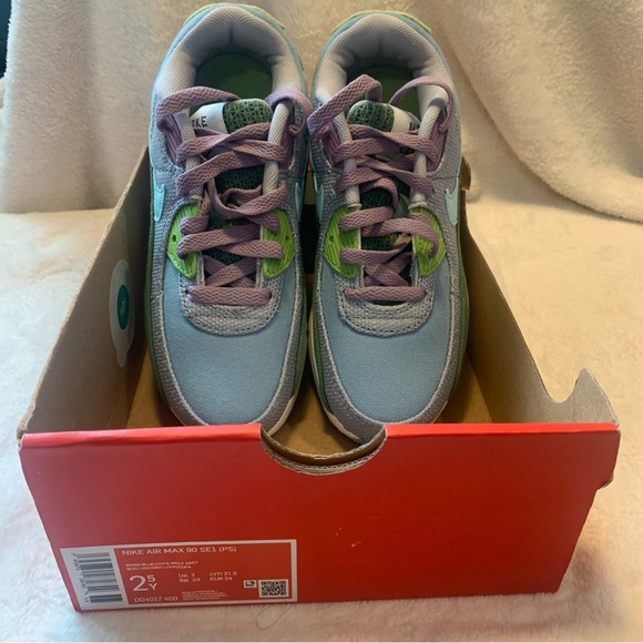 Nike Air Max 90’s -*sold2/17*SUN CLUB-“TreeLine” Sz:2.5Y new open box - Picture 2 of 11